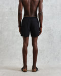 wax london men's Brockwell - Black Logo Swim Shorts
