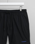 wax london men's Brockwell - Black Logo Swim Shorts