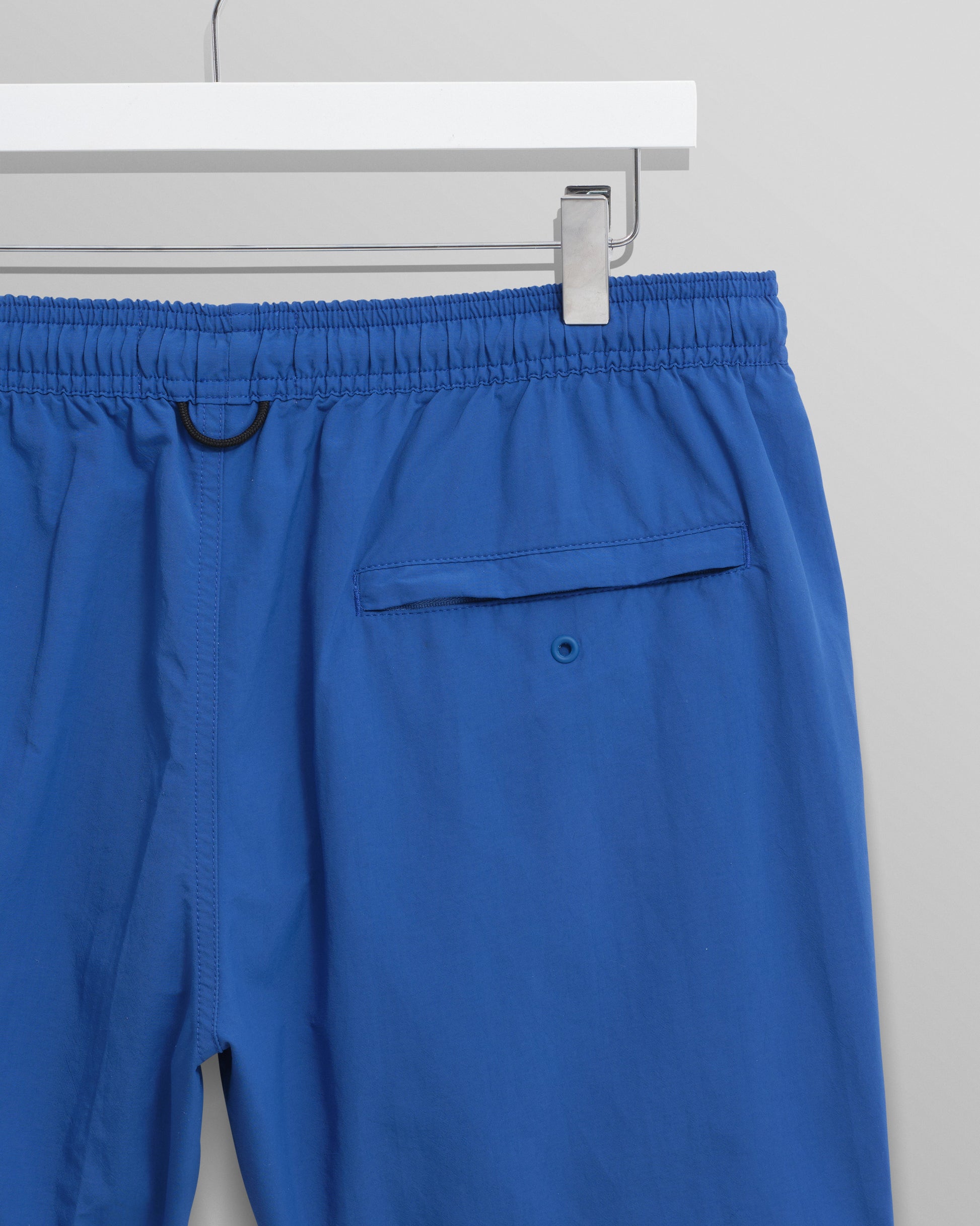 wax london men's Brockwell - Bright Blue Logo Swim Shorts