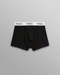 wax london men's Brodie - Black Stretch Cotton Boxers