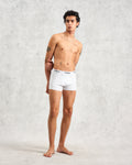 wax london men's Brodie - White Stretch Cotton Boxers