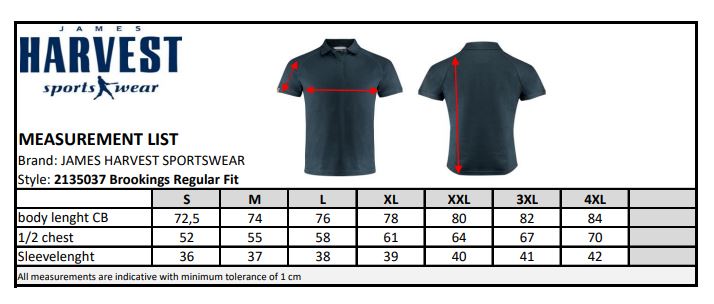 James Harvest Brookings Mens Polo Shirt | Regular Fit | Sustainable Polyester Blend | 4 Colours | S-4XL - Polo Shirt - Logo Free Clothing