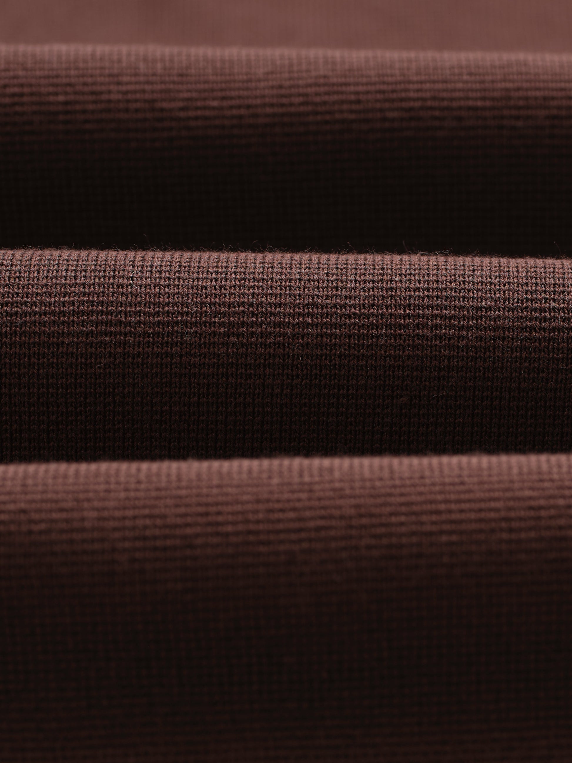 wax london men's Carter - Brown Open Collar Milano Knit Polo