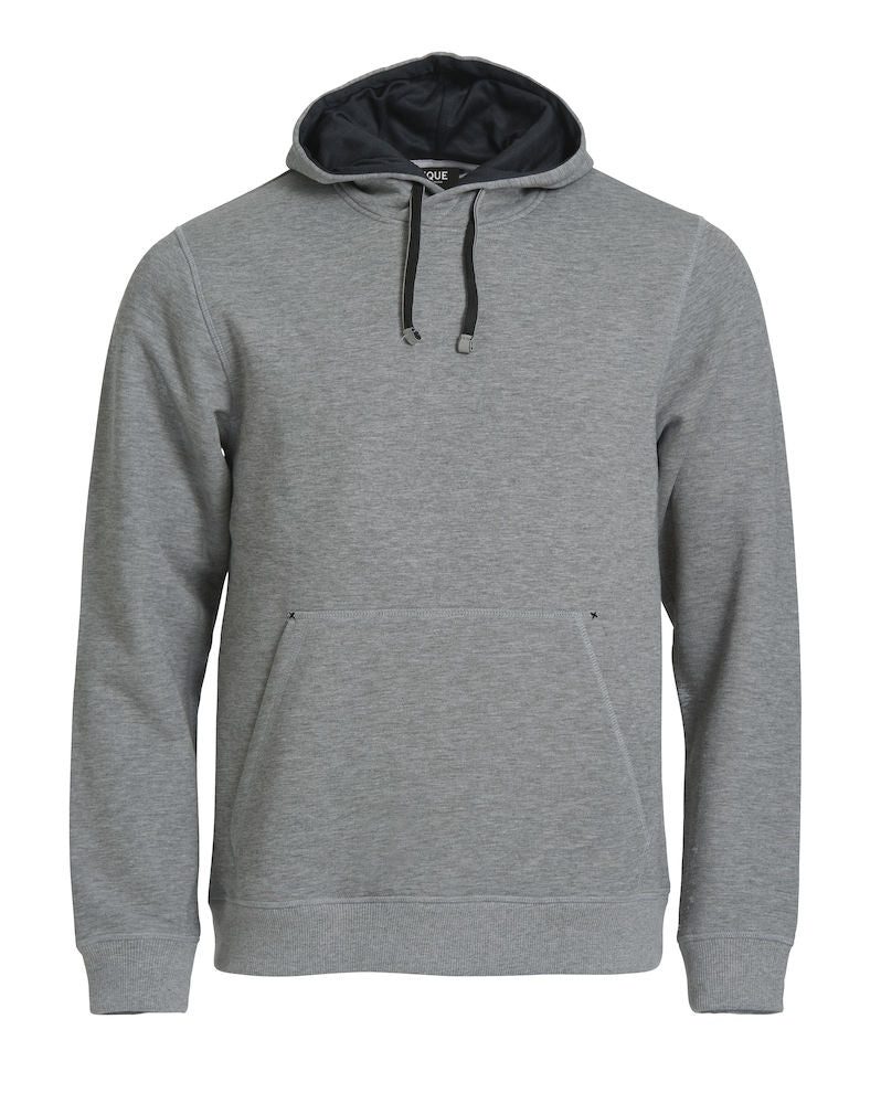 Clique Classic Mens Heavyweight Hoodie. Contrast Lined Hood. 8 Colours. XS-5XL - Hoodie - Logo Free Clothing