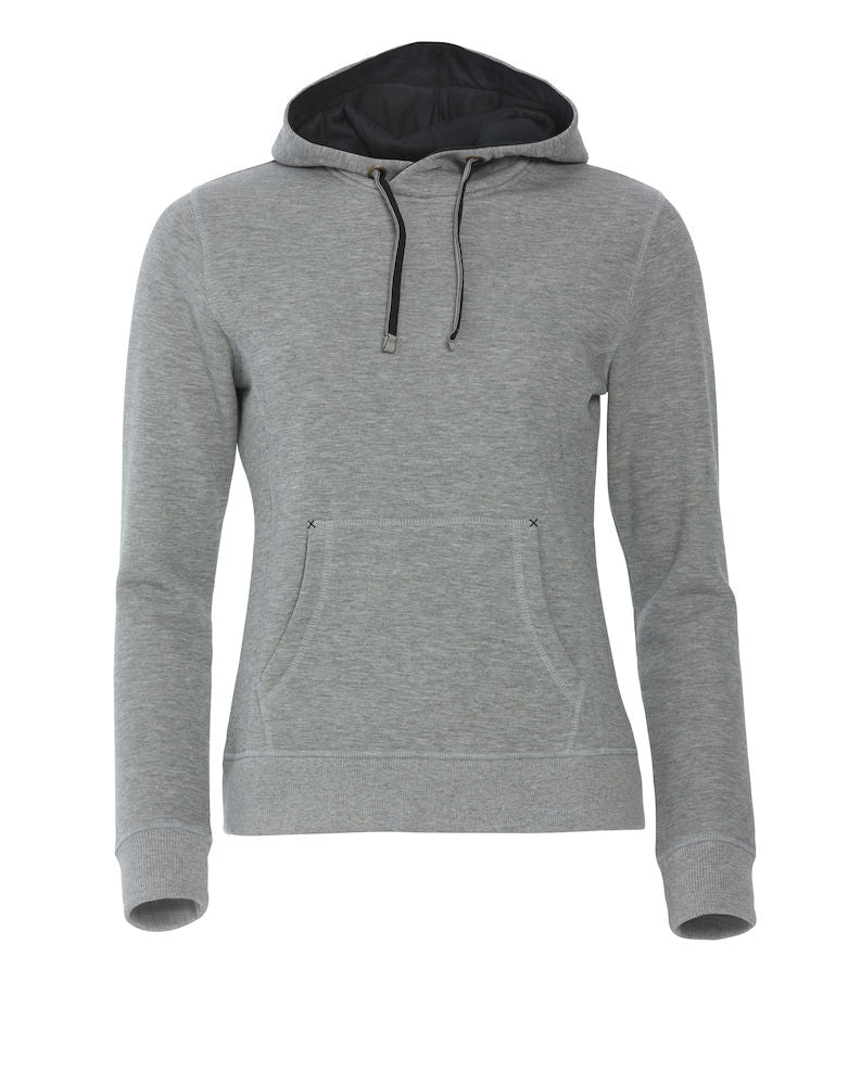 Clique Classic Ladies Heavyweight Hoodie. Contrast Lined Hood. 8 Colours. XS-2XL - Hoodie - Logo Free Clothing
