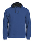 Clique Classic Mens Heavyweight Hoodie. Contrast Lined Hood. 8 Colours. XS-5XL - Hoodie - Logo Free Clothing