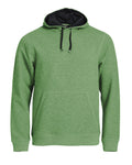 Clique Classic Mens Heavyweight Hoodie. Contrast Lined Hood. 8 Colours. XS-5XL - Hoodie - Logo Free Clothing