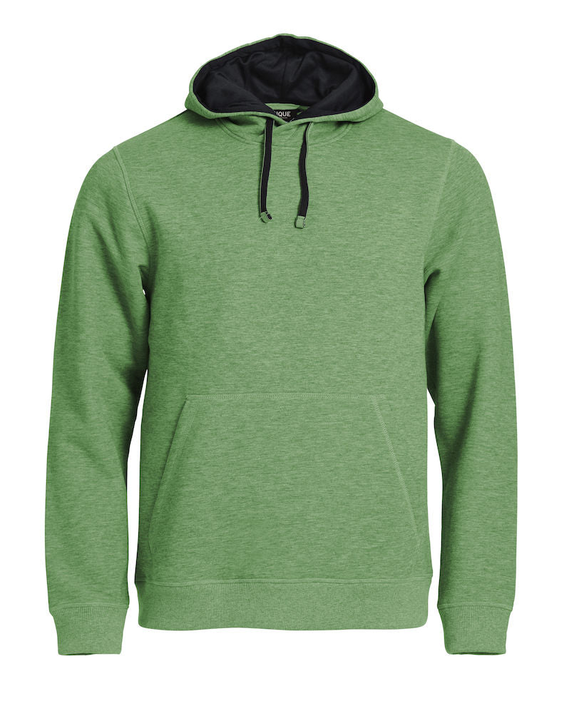 Clique Classic Mens Heavyweight Hoodie. Contrast Lined Hood. 8 Colours. XS-5XL - Hoodie - Logo Free Clothing