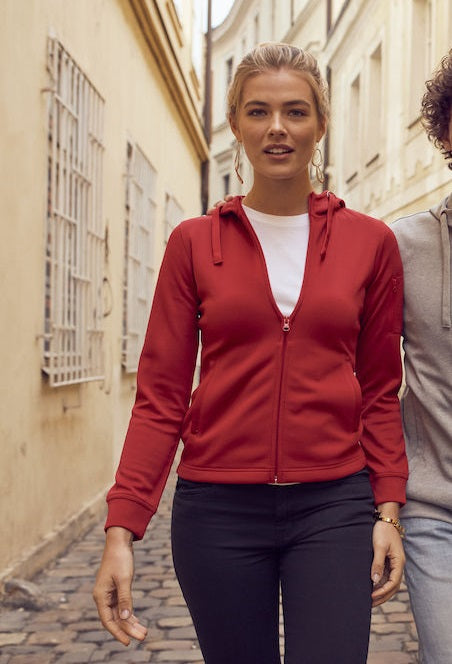 Clique Basic Active Ladies Zip-Up Hoodie | Medium Weight Hooded Jacket | 5 Colours | XS-2XL - Hoodie - Logo Free Clothing