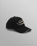 wax london men's Dale - Black Script Trucker Cap