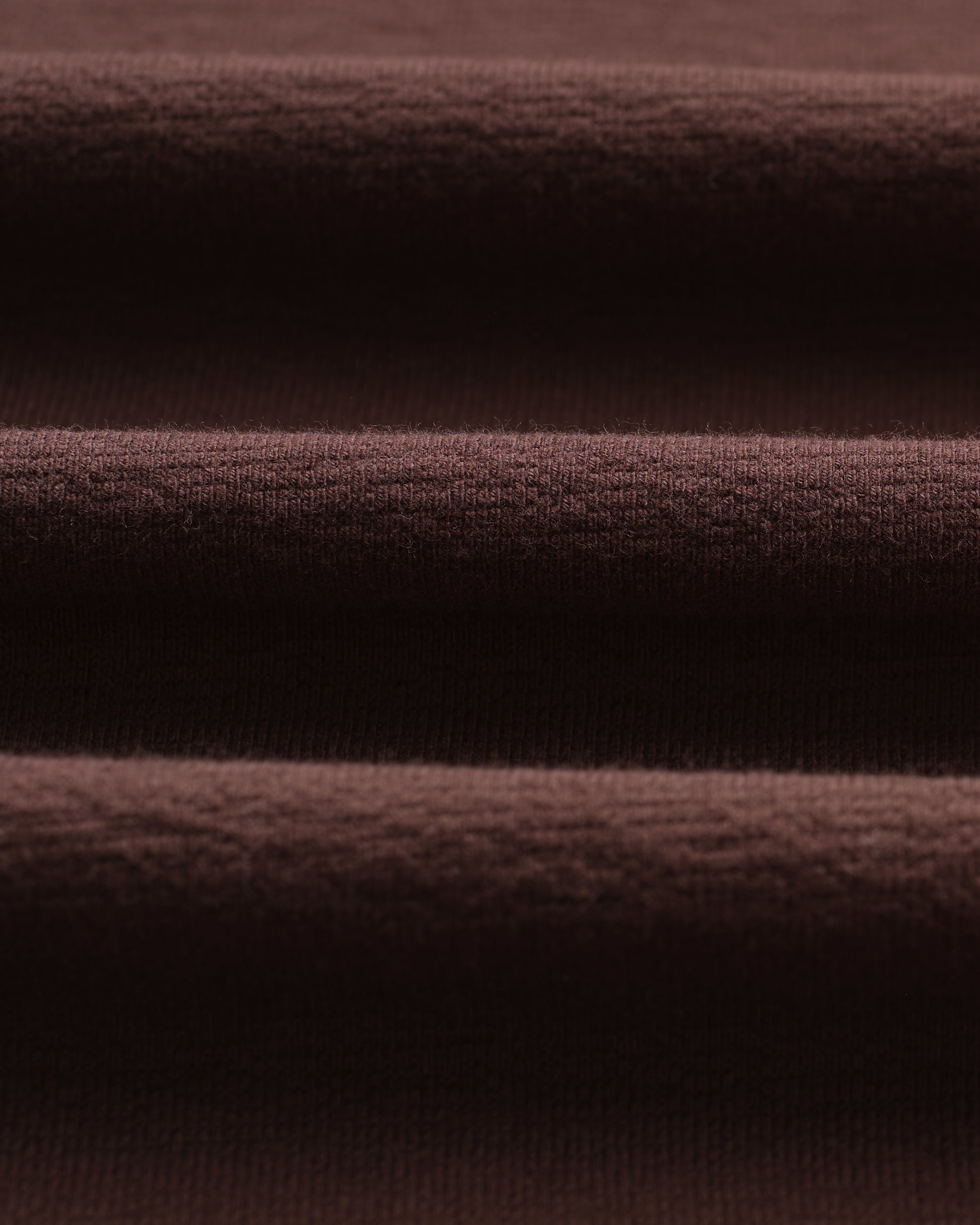 wax london men's Dean - Dark Brown Textured Organic Cotton T-Shirt
