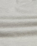 wax london men's Dean - Grey Marl Textured Organic Cotton T-Shirt