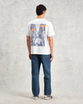 wax london men's Dean - White London Venus Graphic Organic Cotton T-Shirt