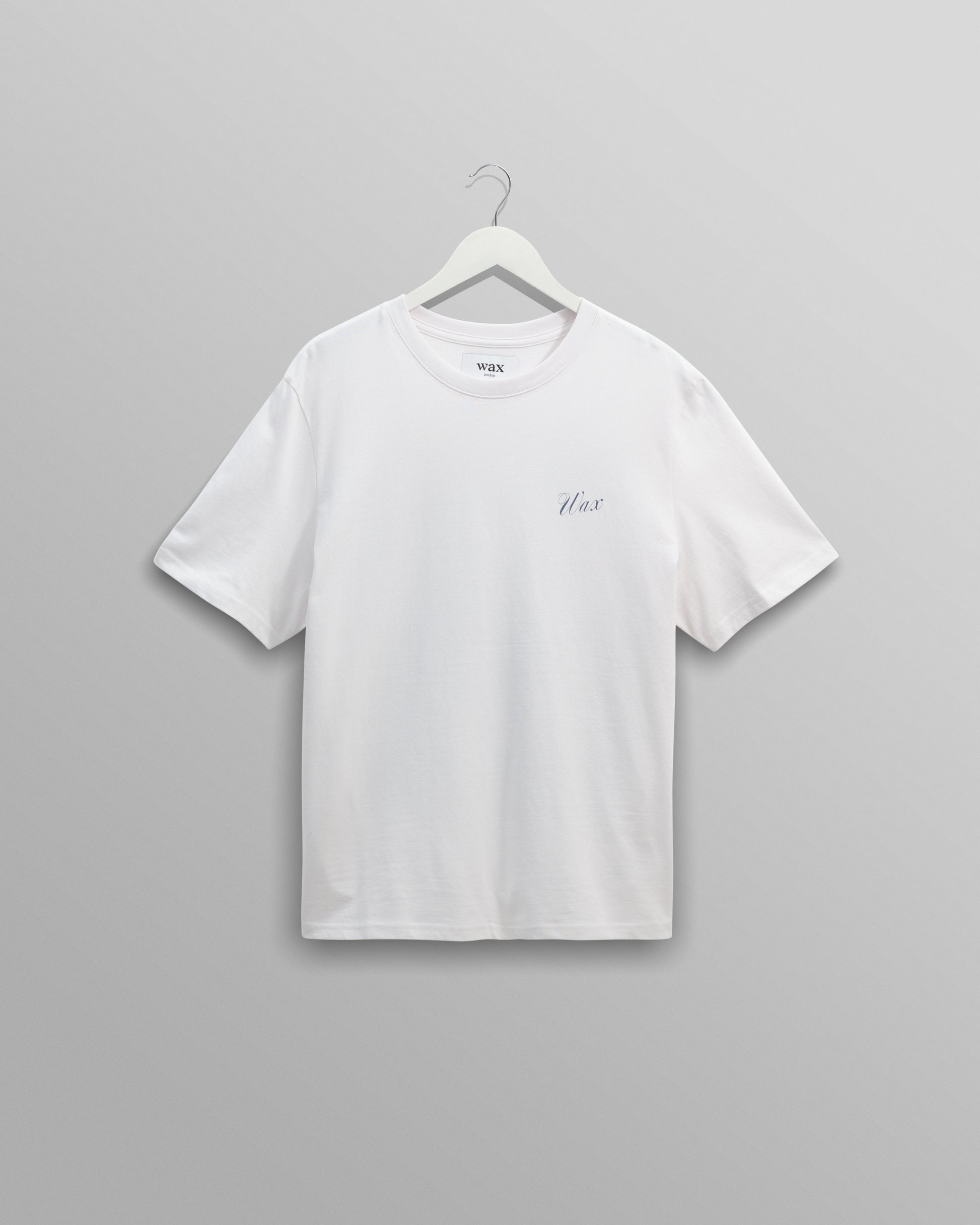 wax london men's Dean - White London Venus Graphic Organic Cotton T-Shirt
