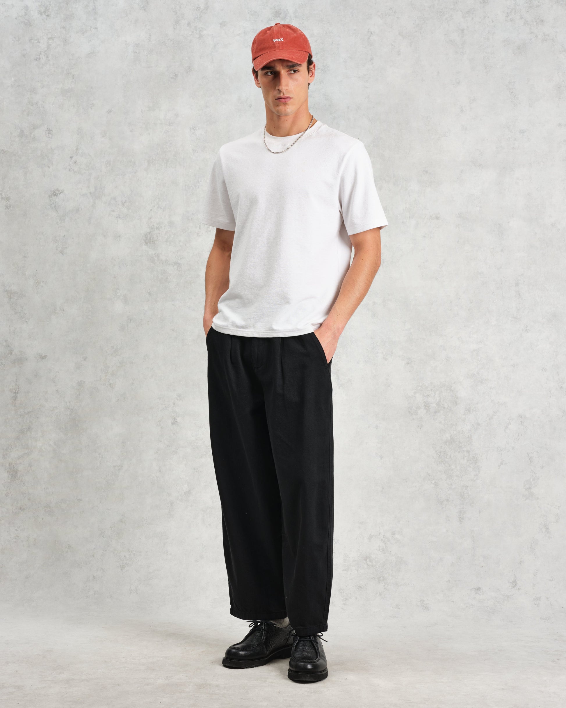wax london men's Denali - Navy Carpenter Trousers