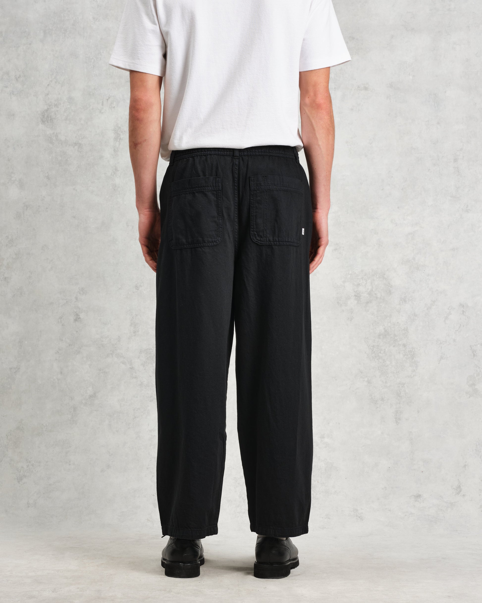 wax london men's Denali - Navy Carpenter Trousers