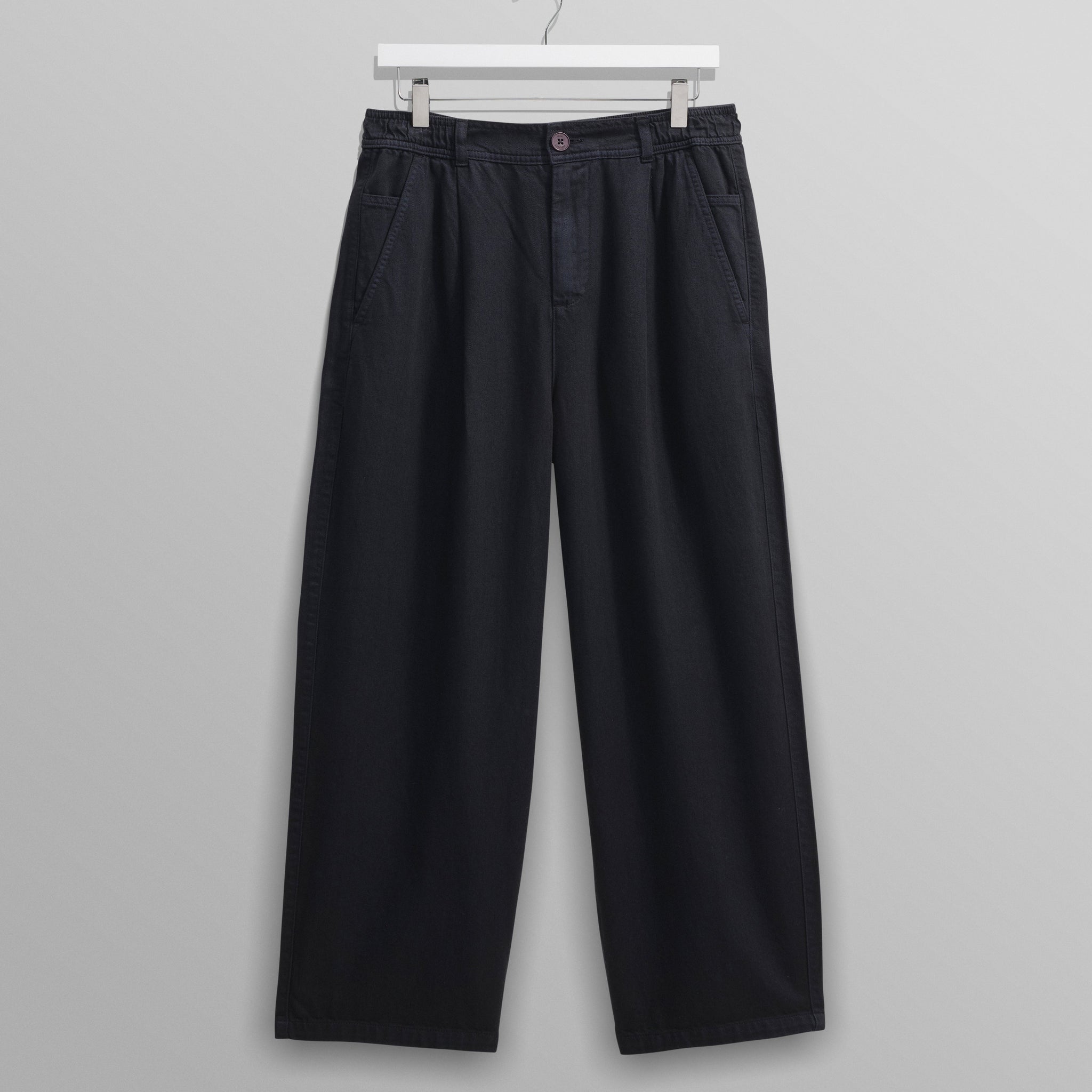 wax london men's Denali - Navy Carpenter Trousers