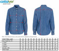 Cottover Denim Shirt | Ladies Organic Cotton Shirt | GOTS | Fairtrade | Sustainable | XS-3XL - Shirt - Logo Free Clothing
