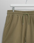 wax london men's Dudley - Khaki Textured Waffle Shorts