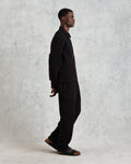 wax london men's Eldon - Black Floral Diamond Cotton Jacket