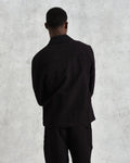 wax london men's Eldon - Black Floral Diamond Cotton Jacket
