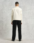 wax london men's Eldon - Ecru Meadow Jacquard Jacket