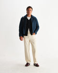 wax london men's Eldon - Teal Boiled Wool Jacket