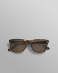 wax london men's Eltham - Tortoiseshell Acetate Square Sunglasses
