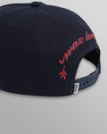 wax london men's Farrell - Navy Cotton Trucker Cap