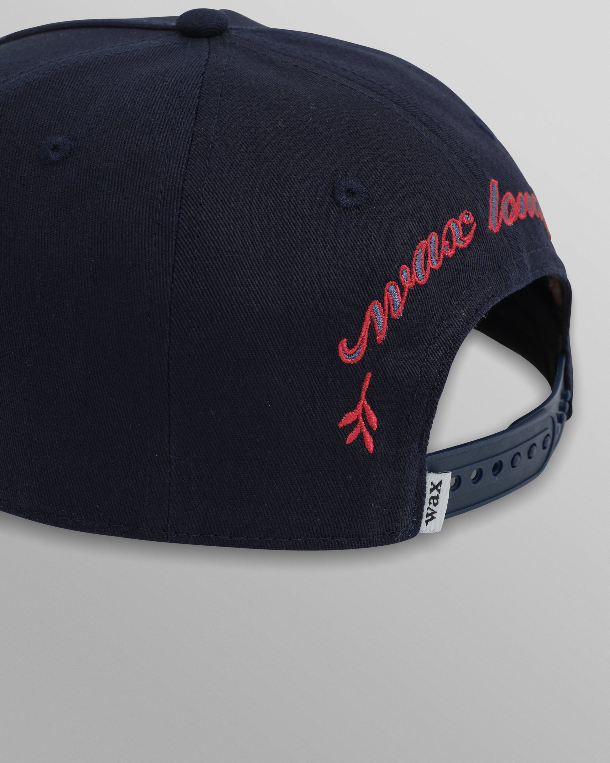 wax london men's Farrell - Navy Cotton Trucker Cap