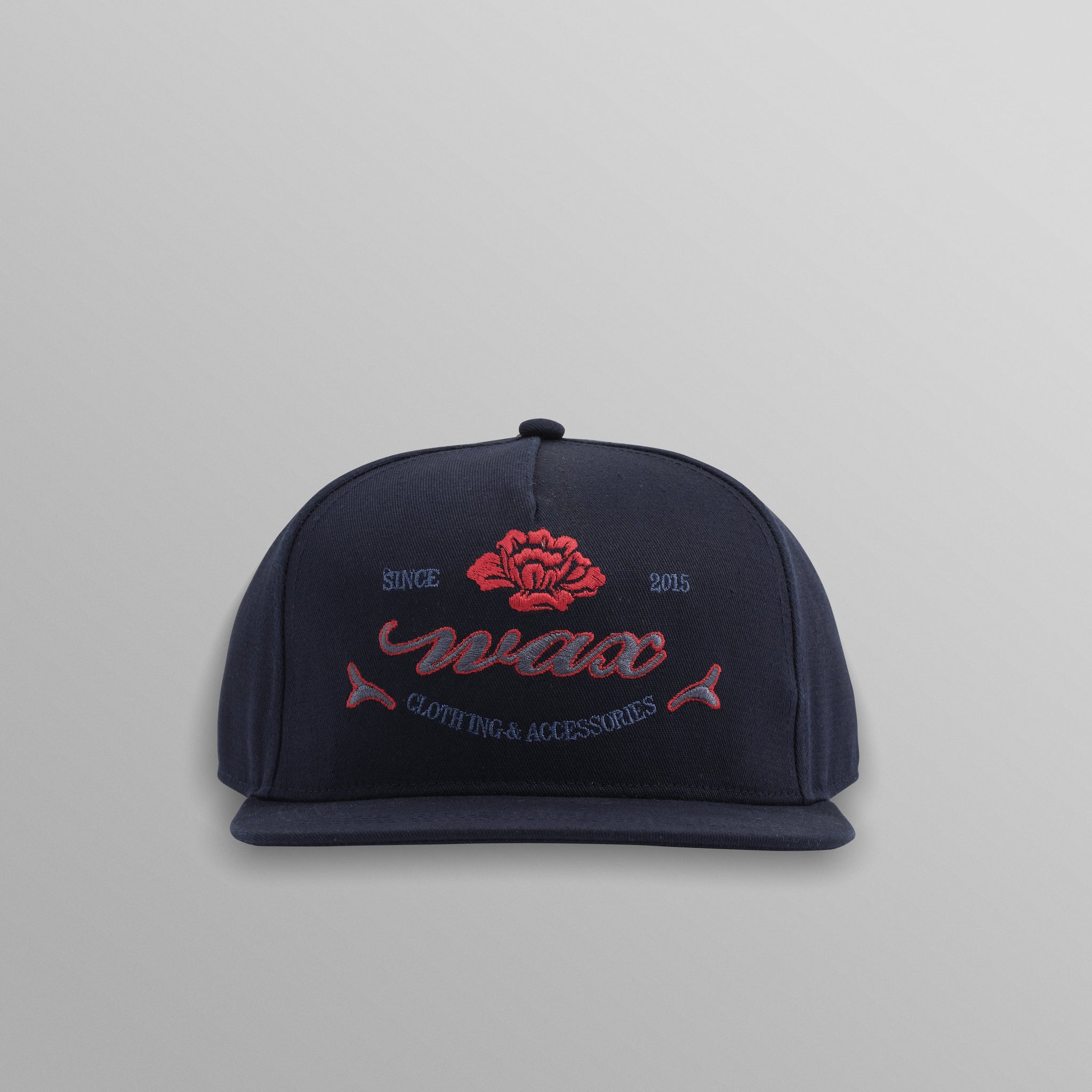 wax london men's Farrell - Navy Cotton Trucker Cap