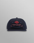 wax london men's Farrell - Navy Cotton Trucker Cap