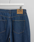 wax london men's Felix - Dark Wash Loose Fit Denim Jeans