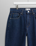 wax london men's Felix - Vintage 90s Blue Wash Loose Fit Denim Jeans