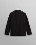 wax london men's Fintry - Black Seersucker Blazer
