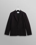 wax london men's Fintry - Black Seersucker Blazer