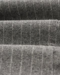 wax london men's Fintry - Charcoal Grey Pinstripe Wool Blazer
