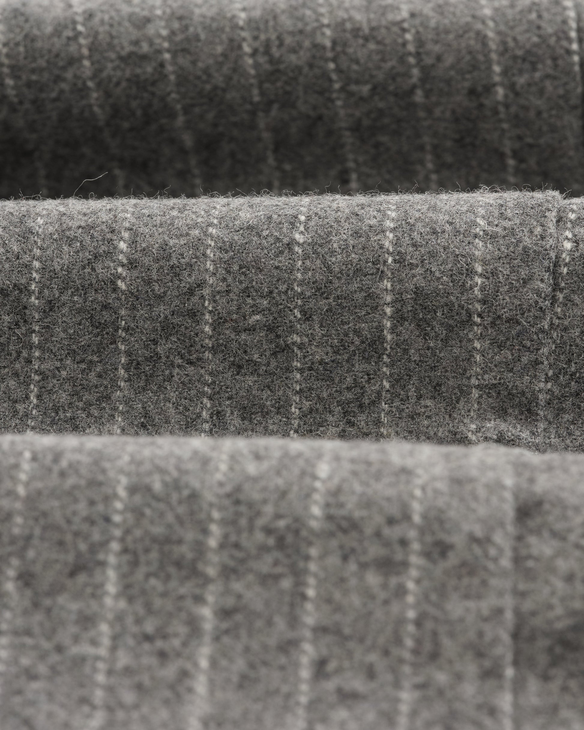 wax london men's Fintry - Charcoal Grey Pinstripe Wool Blazer