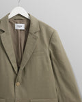 wax london men's Fintry - Khaki Linen Blazer