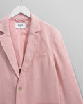 wax london men's Fintry - Pale Pink Linen Blazer