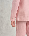 wax london men's Fintry - Pale Pink Linen Blazer