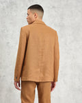 wax london men's Fintry - Tan Linen Blazer