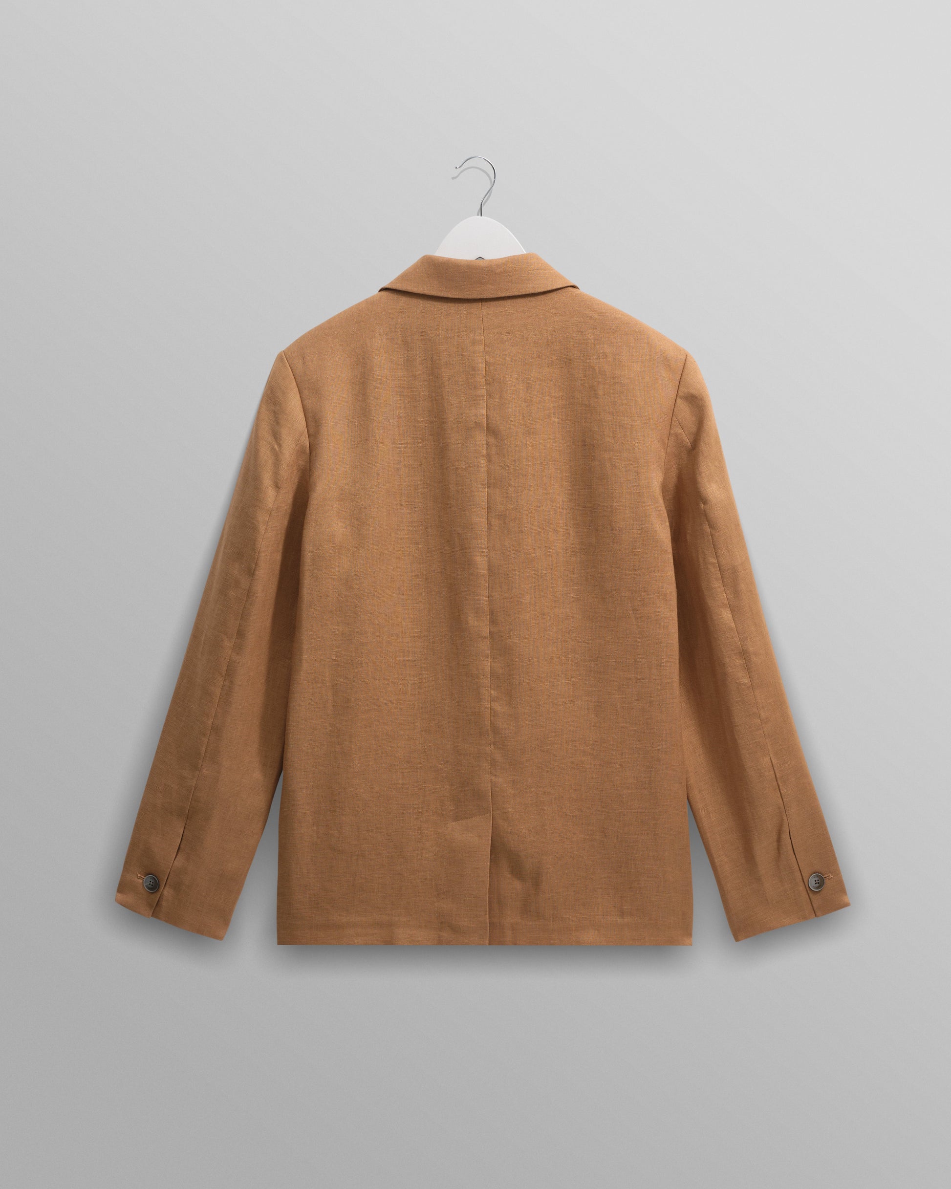 wax london men's Fintry - Tan Linen Blazer