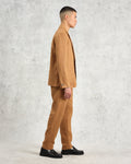 wax london men's Fintry - Tan Linen Blazer