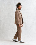 wax london men's Fintry - Taupe Corduroy Blazer