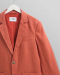 wax london men's Fintry - Terracotta Linen Blazer