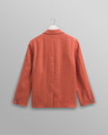 wax london men's Fintry - Terracotta Linen Blazer