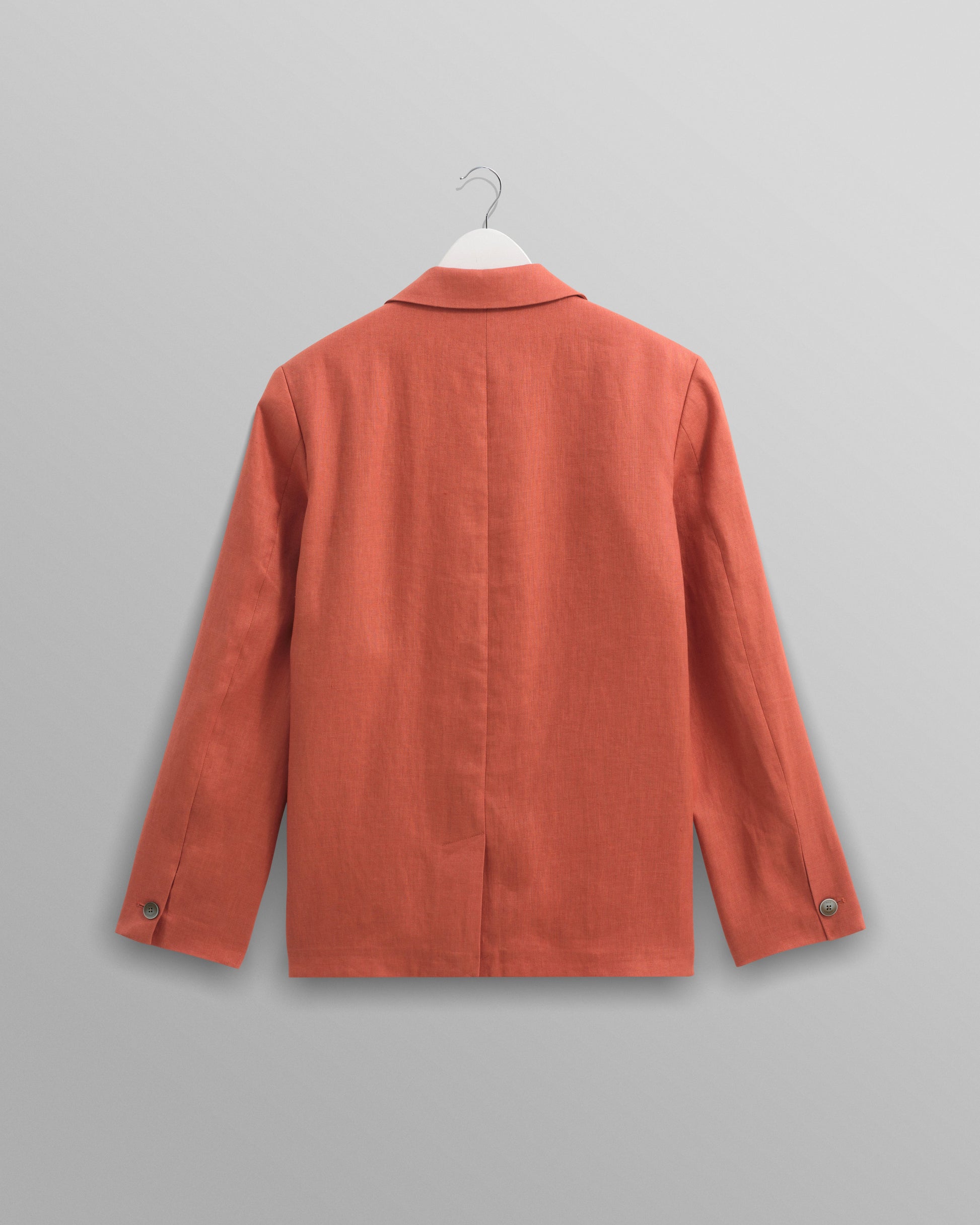 wax london men's Fintry - Terracotta Linen Blazer