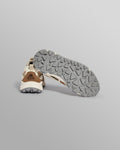 wax london men's Flower Mountain YAMANO 3 - Khaki And Tan Suede And Nylon Trainers