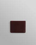 wax london men's Forbe - Cherry Retro Grain Leather Cardholder